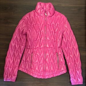 Vibrant Pink Women's Quilted Puffer Jacket